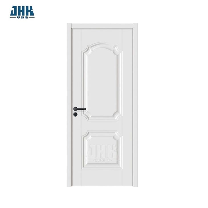 Jhk-S08 Design della porta della camera da letto con pannello in legno bianco MDF in foto di legno