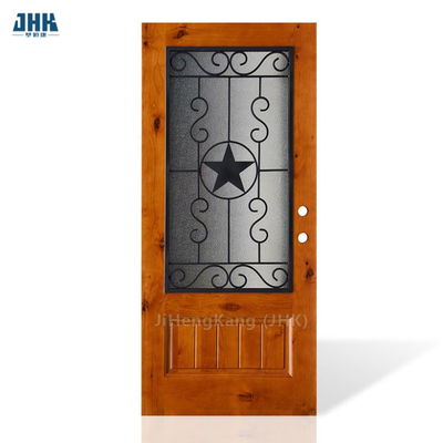 Porta interna in legno massello con timer