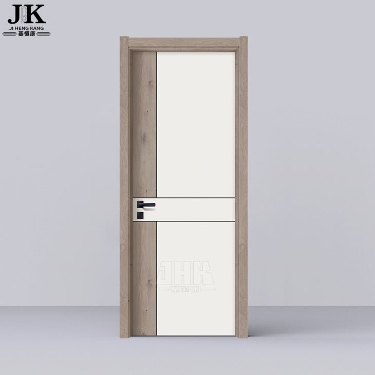Porta interna in legno melaminico bianco design semplice Oppein (YDG002D)