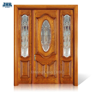 Elegante porta in legno di ontano dal design classico