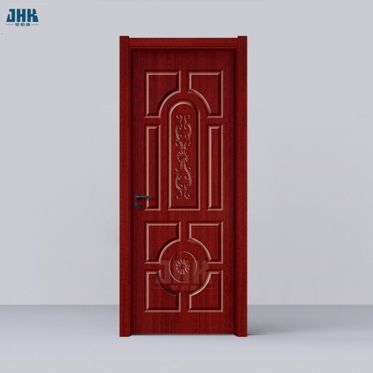 Design semplice e moderno della porta con finitura in melamina di legno